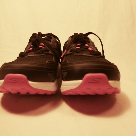 Skechers Go Run Women's Size 7 Black Athletic Running Shoes Sneakers - Picture 8 of 16